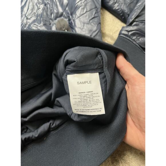 Nike Blue Windbreaker Men’s‎ Padded Nylon Blue Color block Men’s L Sample - Picture 8 of 10